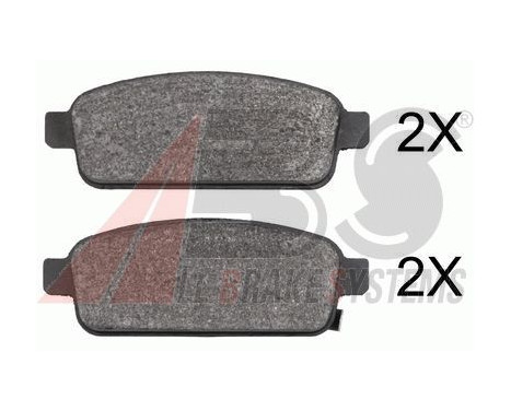 Brake Pad Set, disc brake 37790 ABS, Image 2