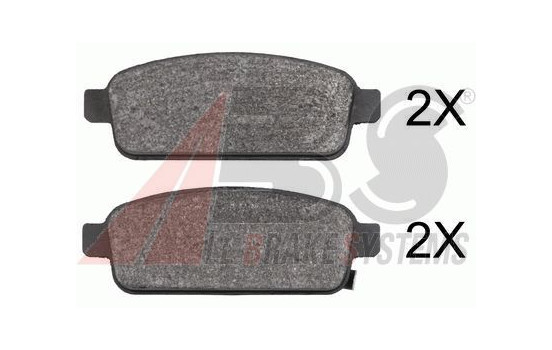 Brake Pad Set, disc brake 37790 ABS, Image 2