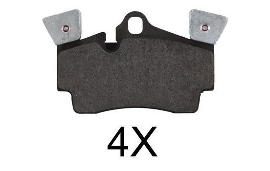 Brake Pad Set, disc brake 37792 ABS