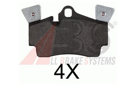 Brake Pad Set, disc brake 37792 ABS, Image 2