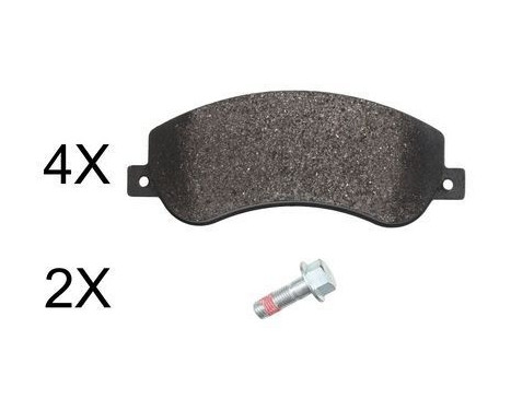 Brake Pad Set, disc brake 37793 ABS