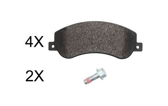 Brake Pad Set, disc brake 37793 ABS
