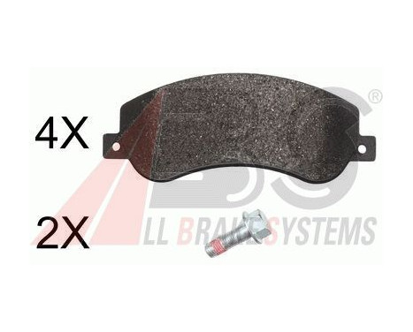 Brake Pad Set, disc brake 37793 ABS, Image 2