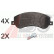 Brake Pad Set, disc brake 37793 ABS, Thumbnail 2