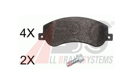 Brake Pad Set, disc brake 37793 ABS, Image 2