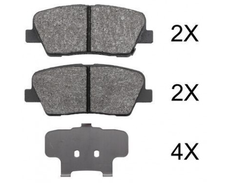 Brake Pad Set, disc brake 37795 ABS