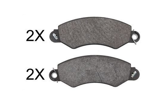 Brake Pad Set, disc brake 37798 ABS