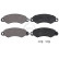 Brake Pad Set, disc brake 37798 ABS, Thumbnail 2