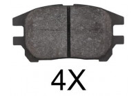 Brake Pad Set, disc brake 37799 ABS