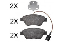 Brake Pad Set, disc brake 37800 ABS