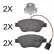 Brake Pad Set, disc brake 37800 ABS