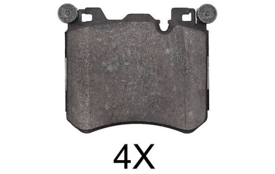 Brake Pad Set, disc brake 37804 ABS