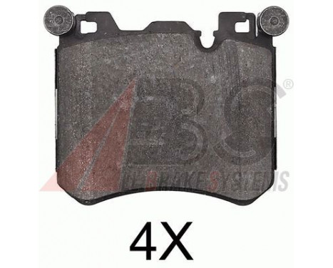 Brake Pad Set, disc brake 37804 ABS, Image 2