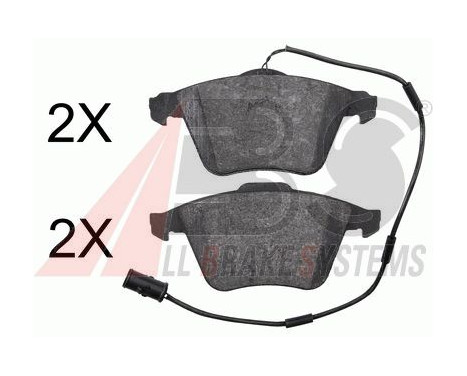 Brake Pad Set, disc brake 37805 ABS, Image 2