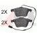 Brake Pad Set, disc brake 37805 ABS, Thumbnail 2