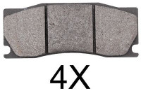 Brake Pad Set, disc brake 37806 ABS
