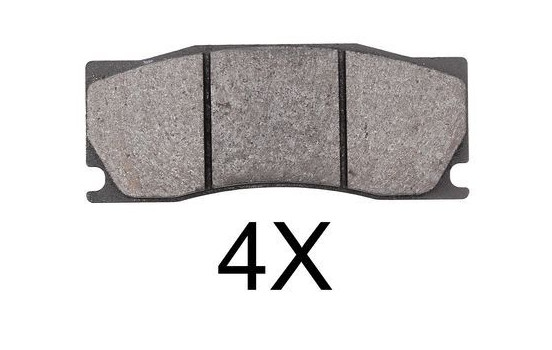 Brake Pad Set, disc brake 37806 ABS