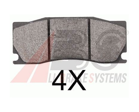 Brake Pad Set, disc brake 37806 ABS, Image 2