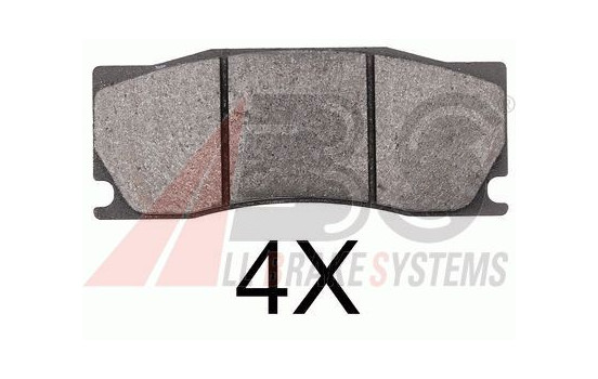 Brake Pad Set, disc brake 37806 ABS, Image 2