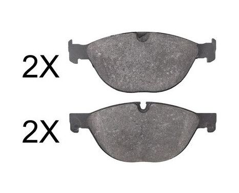 Brake Pad Set, disc brake 37807 ABS