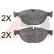 Brake Pad Set, disc brake 37807 ABS, Thumbnail 2