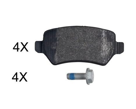 Brake Pad Set, disc brake 37814 ABS