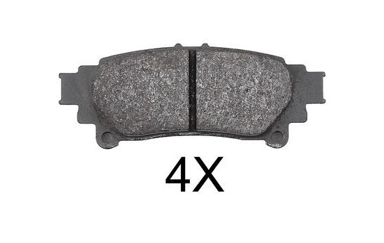 Brake Pad Set, disc brake 37815 ABS