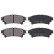 Brake Pad Set, disc brake 37815 ABS, Thumbnail 2