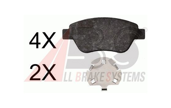Brake Pad Set, disc brake 37817 ABS, Image 2