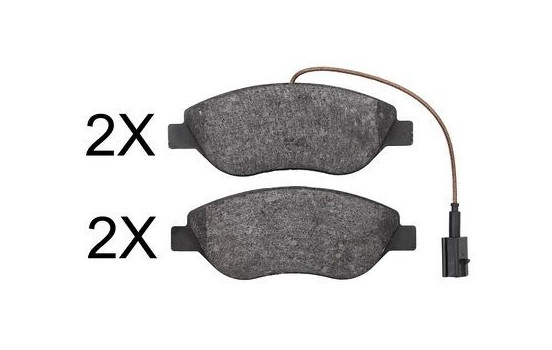 Brake Pad Set, disc brake 37818 ABS