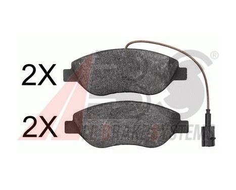 Brake Pad Set, disc brake 37818 ABS, Image 2