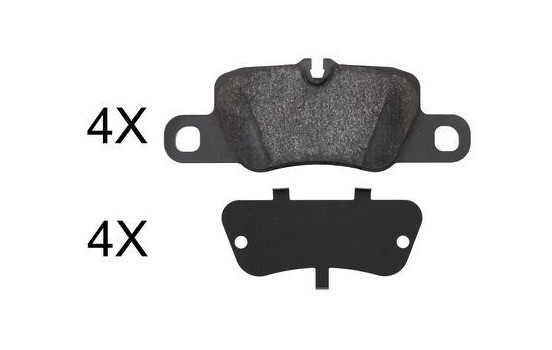 Brake Pad Set, disc brake 37820 ABS