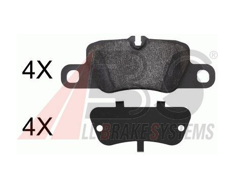 Brake Pad Set, disc brake 37820 ABS, Image 2