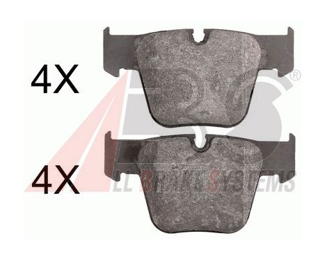 Brake Pad Set, disc brake 37821 ABS, Image 2