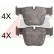 Brake Pad Set, disc brake 37821 ABS, Thumbnail 2