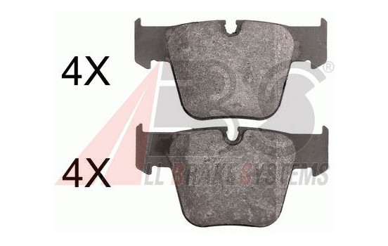 Brake Pad Set, disc brake 37821 ABS, Image 2