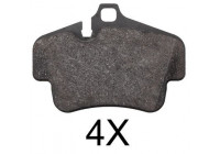Brake Pad Set, disc brake 37823 ABS