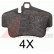 Brake Pad Set, disc brake 37823 ABS, Thumbnail 2