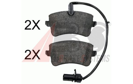 Brake Pad Set, disc brake 37830 ABS, Image 2