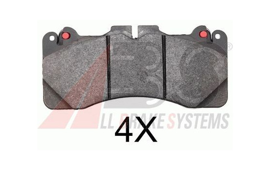 Brake Pad Set, disc brake 37831 ABS, Image 2