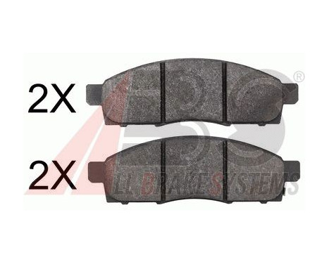 Brake Pad Set, disc brake 37832 ABS, Image 2