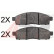 Brake Pad Set, disc brake 37832 ABS, Thumbnail 2