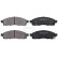 Brake Pad Set, disc brake 37832 ABS, Thumbnail 3