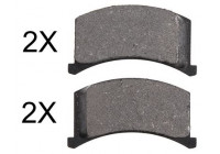 Brake Pad Set, disc brake 37833 ABS
