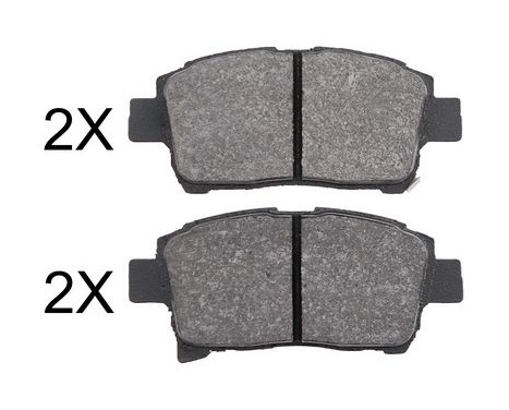 Brake Pad Set, disc brake 37834 ABS