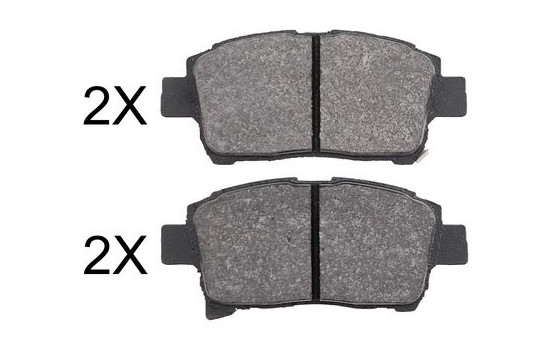 Brake Pad Set, disc brake 37834 ABS