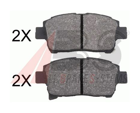 Brake Pad Set, disc brake 37834 ABS, Image 2