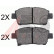 Brake Pad Set, disc brake 37834 ABS, Thumbnail 2