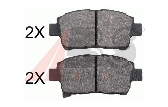 Brake Pad Set, disc brake 37834 ABS, Image 2