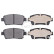 Brake Pad Set, disc brake 37834 ABS, Thumbnail 3